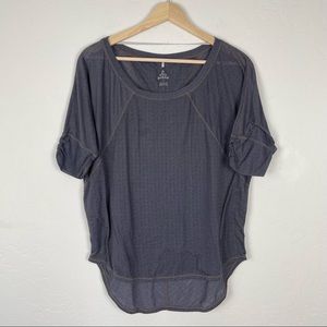 Prana light weight breathable hiking yoga t shirt size Large